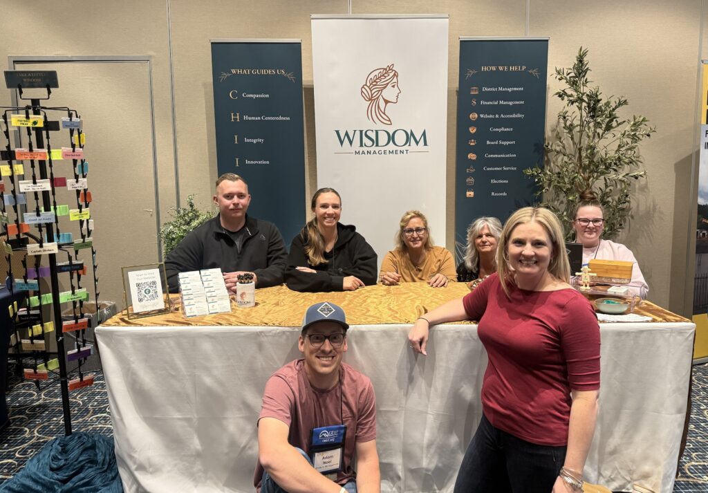 WISDOM Management Team who went to the SDA Conference at the WISDOM Booth